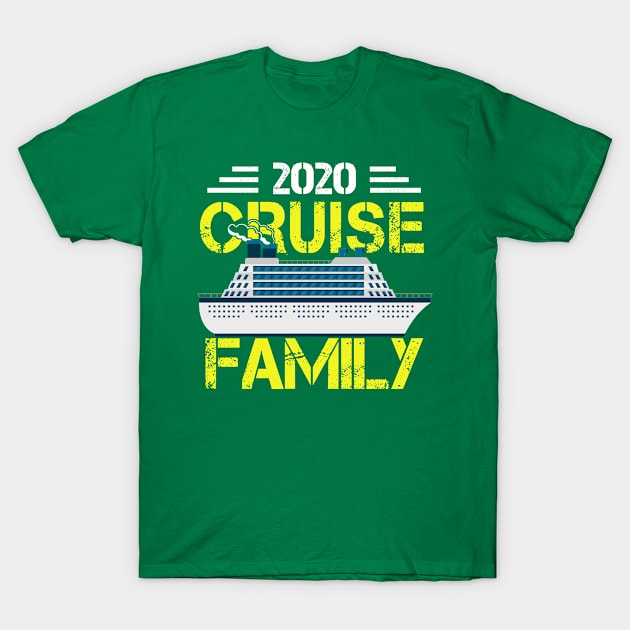 Cruise Family 2020 Family Cruise Shirt Gift idea Family Matching Cruise Ship Design T-Shirt by kaza191